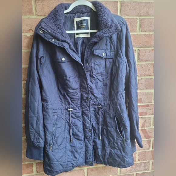 Cavalini Women's Navy Quilted Jacket - Picture 1 of 11